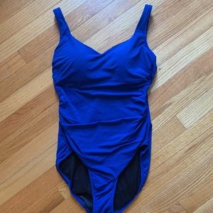 Lands’ End tummy tuck one-piece swim suit